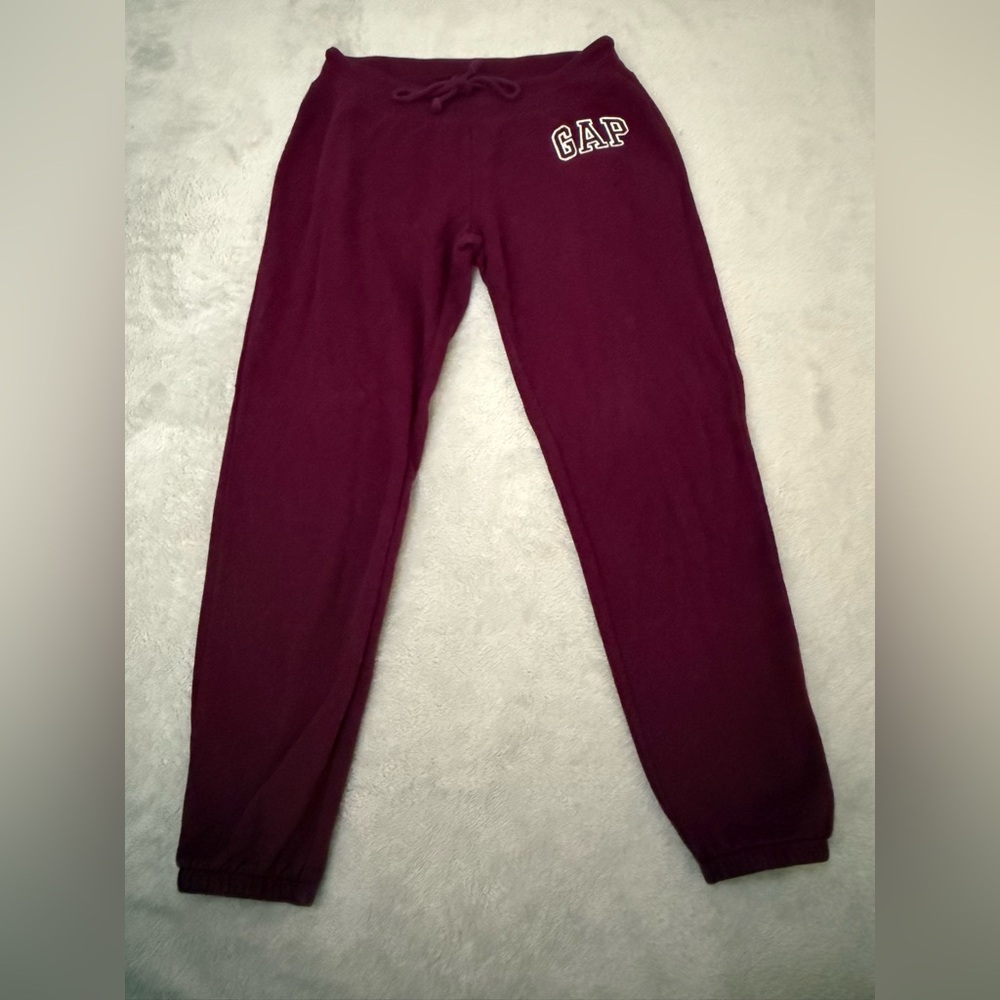 GAP Womens Burgundy Joggers